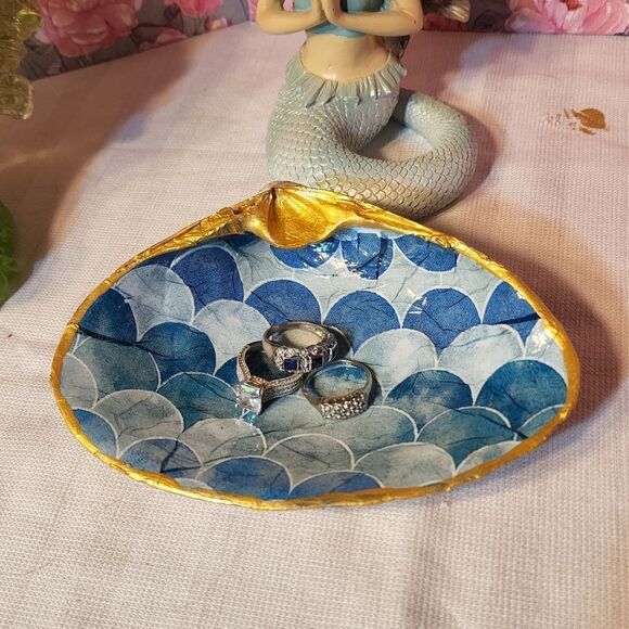 DECOUPAGE CLAM SHELL - Picture 3 of 6